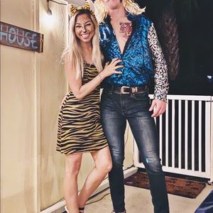 Tiger print dress Halloween costume